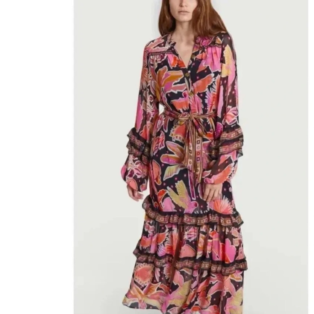 Farm Rio Enchanted Nature Dress - Picture 2 of 13